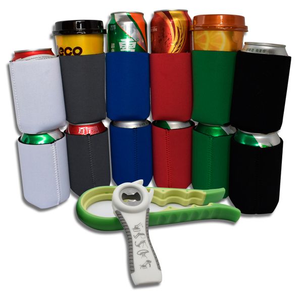 12 blank beer can coolers,diy personalized sublimation sleeves for weddings, parties, funny htv party favors (multicolor, 12)
12 blank beer can coolers,diy personalized sublimation sleeves for weddings, parties, funny htv party favors (multicolor, 12)