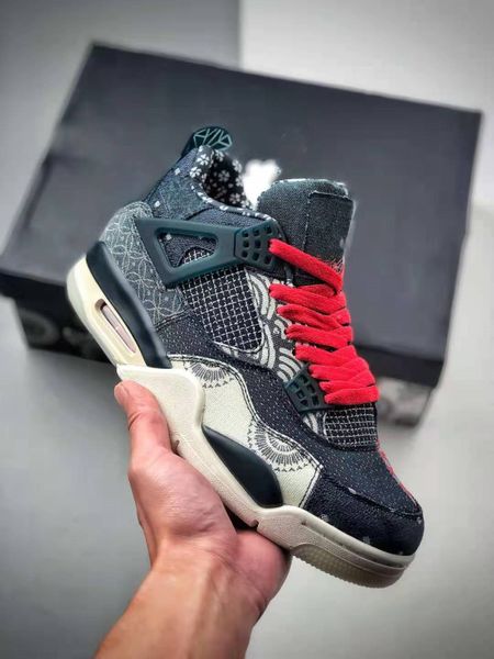 2020 authentic 4 se sashiko japan deep ocean sail cement grey fire red man outdoor shoes sports sneakers with box
2020 authentic 4 se sashiko japan deep ocean sail cement grey fire red man outdoor shoes sports sneakers with box