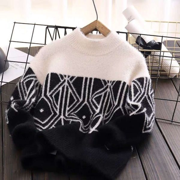t-shirt 2020 new children's middle age fashion boys' autumn and winter thickened mink cashmere sweater wo9mto7u, Blue
t-shirt 2020 new children's middle age fashion boys' autumn and winter thickened mink cashmere sweater wo9mto7u, Blue
