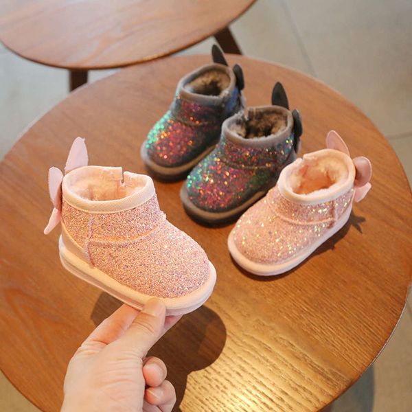 autumn and winter in 1-2 1-year-old children' thickened warm cotton snow boots baby sho soft sole toddler 3, Black;grey
autumn and winter in 1-2 1-year-old children' thickened warm cotton snow boots baby sho soft sole toddler 3, Black;grey