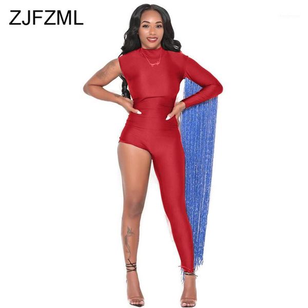 long tassels splicing skinny jumpsuit women o neck long sleeve party bodysuit autumn winter high waist one piece overalls1, Black;white
long tassels splicing skinny jumpsuit women o neck long sleeve party bodysuit autumn winter high waist one piece overalls1, Black;white