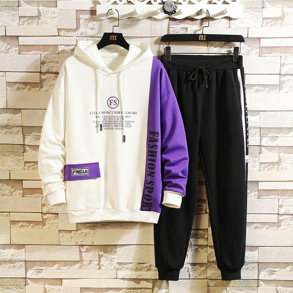 new print black white men's sportswear sets 2021 autumn spring casual sport tracksuit sweatshirt+sweatpants track suit trouers uqhf
new print black white men's sportswear sets 2021 autumn spring casual sport tracksuit sweatshirt+sweatpants track suit trouers uqhf