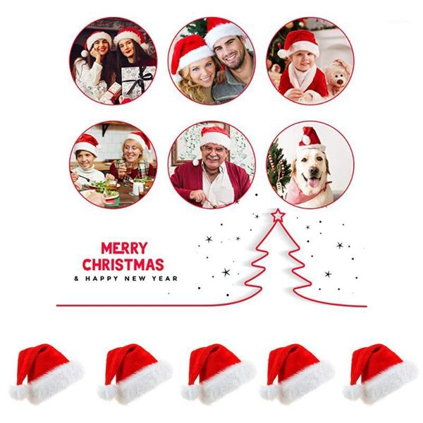 christmas decorations 5pcs santa hat plush velvet thick warm cute claus fancy dress suitable for xmas year festive1
christmas decorations 5pcs santa hat plush velvet thick warm cute claus fancy dress suitable for xmas year festive1
