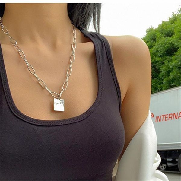 pendant necklaces color square 2021 women retro geometric necklace fashion party jewelry, Silver
pendant necklaces color square 2021 women retro geometric necklace fashion party jewelry, Silver
