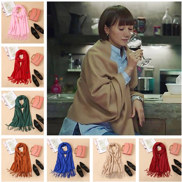winter women scarves tippet faux wool rectangle scarf with tassel pashmina 29 solid colors warm shawl ladies wraps outdoor fleece scarves dh, Red;brown
winter women scarves tippet faux wool rectangle scarf with tassel pashmina 29 solid colors warm shawl ladies wraps outdoor fleece scarves dh, Red;brown