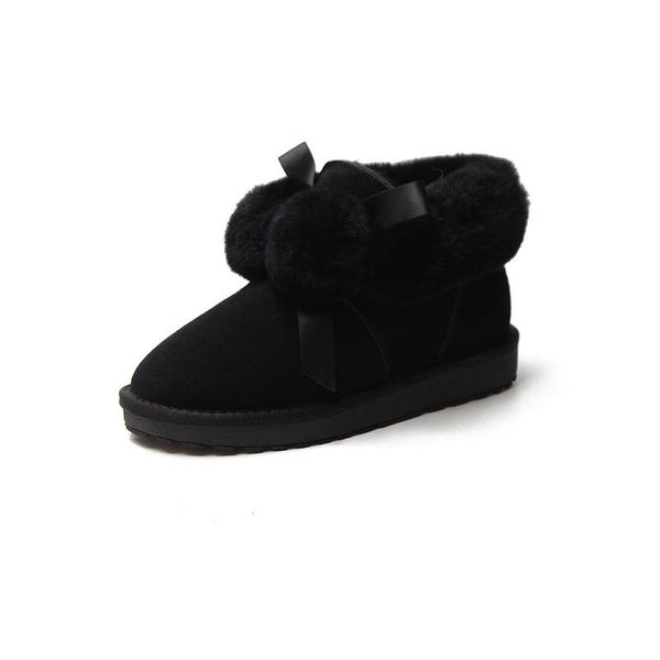2019 women snow boots winter fur ankle boots female warm furry fur suede rubber flat slip on fashion ladies platform shoes, Black
2019 women snow boots winter fur ankle boots female warm furry fur suede rubber flat slip on fashion ladies platform shoes, Black
