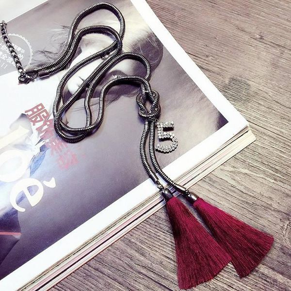 pendant necklaces n87 tassels numbers 5 collier femme jewelry sweater chain long necklace 2021 for women, Silver
pendant necklaces n87 tassels numbers 5 collier femme jewelry sweater chain long necklace 2021 for women, Silver