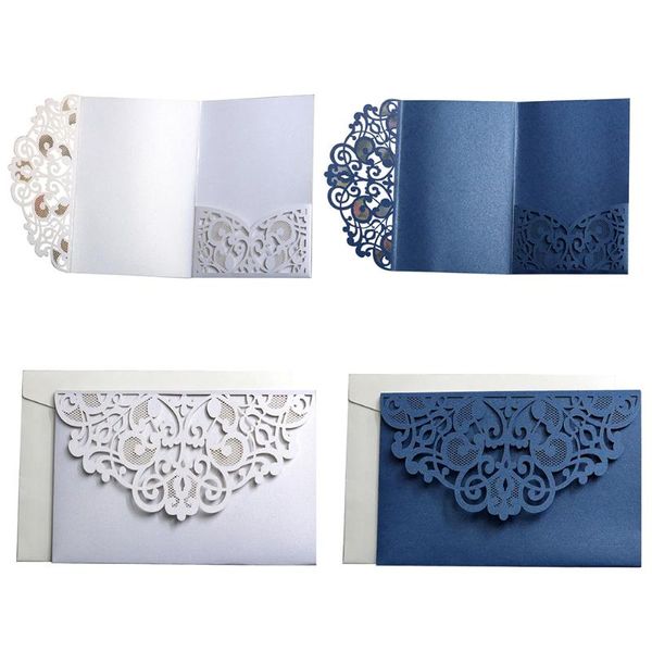 greeting cards 10pcs european style laser cut wedding invitations tri-fold lace business invitation party decoration
greeting cards 10pcs european style laser cut wedding invitations tri-fold lace business invitation party decoration