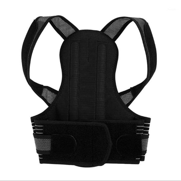 back support belt pain relief shoulder straight lumbar posture corrector home spine brace adjustable corset1, Black;blue
back support belt pain relief shoulder straight lumbar posture corrector home spine brace adjustable corset1, Black;blue