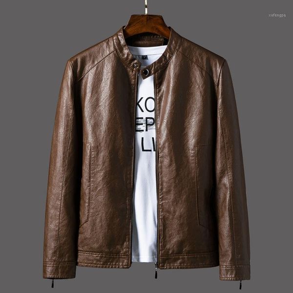 hoo 2020 men's stand collar solid color leather youth business casual slim pu leather jacket1, Black
hoo 2020 men's stand collar solid color leather youth business casual slim pu leather jacket1, Black