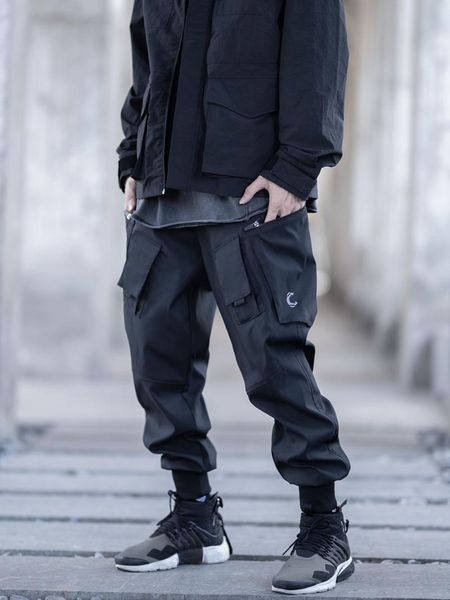 men's pants catsstac windproof polyester tactical multiple pockets techwear ninjawear streetwear futuristic, Black
men's pants catsstac windproof polyester tactical multiple pockets techwear ninjawear streetwear futuristic, Black