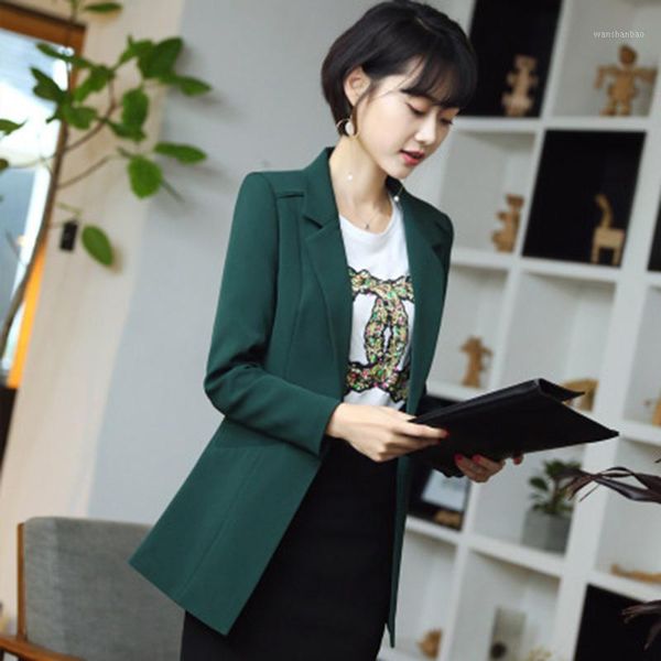2019 spring andautumn 4 colors new wild long business office lady slim long sleeved wild casual jacket parka1, White;black
2019 spring andautumn 4 colors new wild long business office lady slim long sleeved wild casual jacket parka1, White;black