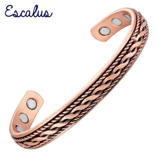 escalus vintage мощные магнитные чистые медные браслеты для женщин био заживление мужчины очарование горячий браслет модный браслет 201211, Black
escalus vintage мощные магнитные чистые медные браслеты для женщин био заживление мужчины очарование горячий браслет модный браслет 201211, Black