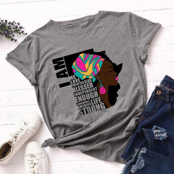 эстетики я могущественным черным меланином графические футболки женщины афро черная девушка принт tee рубашка черная королевка футболка женс, White
эстетики я могущественным черным меланином графические футболки женщины афро черная девушка принт tee рубашка черная королевка футболка женс, White