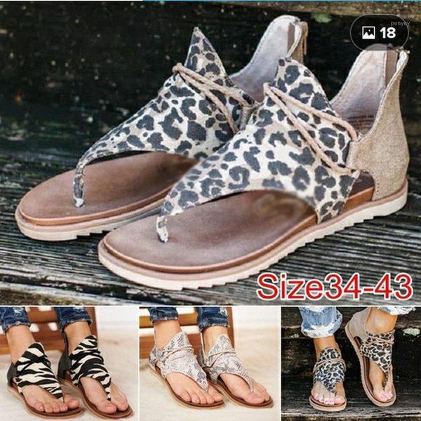 women flat sandals leopard snake print summer shoes large size andals beach leather sandals retro gladiator flip flops slippers1, Black
women flat sandals leopard snake print summer shoes large size andals beach leather sandals retro gladiator flip flops slippers1, Black