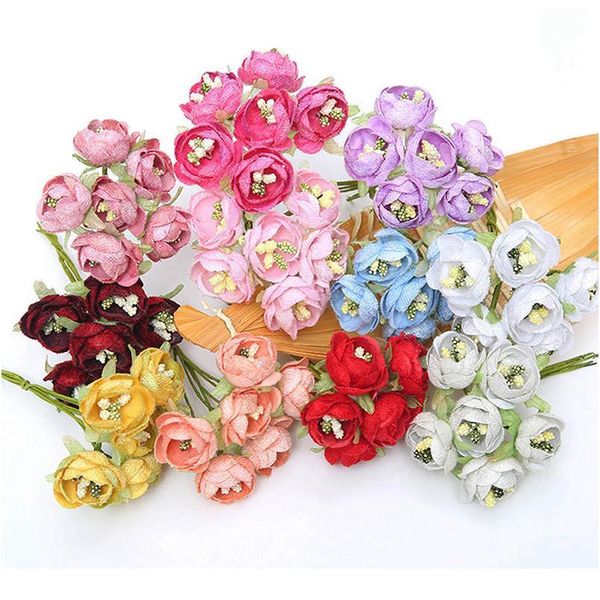 6pcs/lot velvet rose artificial flowers wedding home garden decoration handmade wreath gift scrapbooking fake flower acc jlleul
6pcs/lot velvet rose artificial flowers wedding home garden decoration handmade wreath gift scrapbooking fake flower acc jlleul
