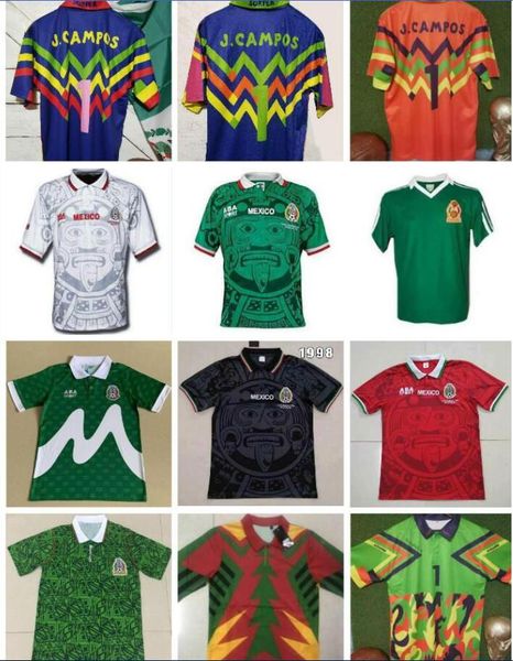 mexico 1986 1998 retro soccer jerseys blanco hernandez ramirez sanchez 86 98 vintage football camisetas classic shirts kit, Black;yellow
mexico 1986 1998 retro soccer jerseys blanco hernandez ramirez sanchez 86 98 vintage football camisetas classic shirts kit, Black;yellow