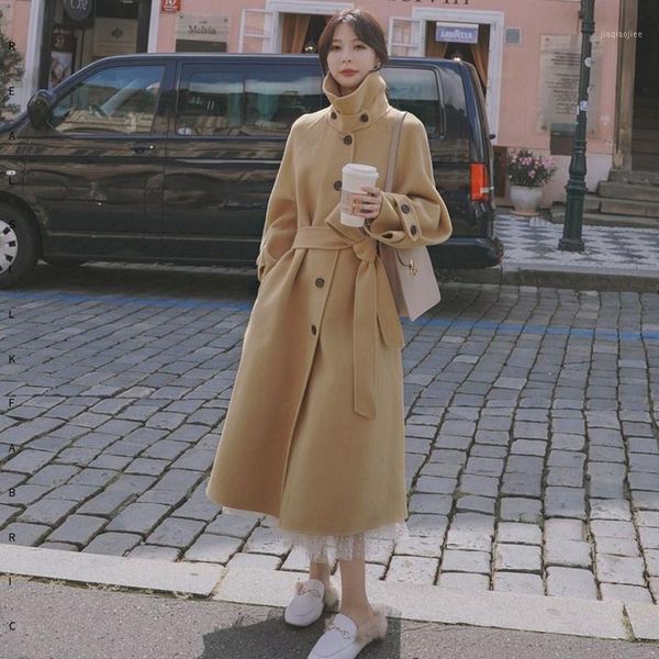 female winter warm long black belt coat ladies elegant office wear women's artificia wool trench coats korean outerwear clothing1
female winter warm long black belt coat ladies elegant office wear women's artificia wool trench coats korean outerwear clothing1
