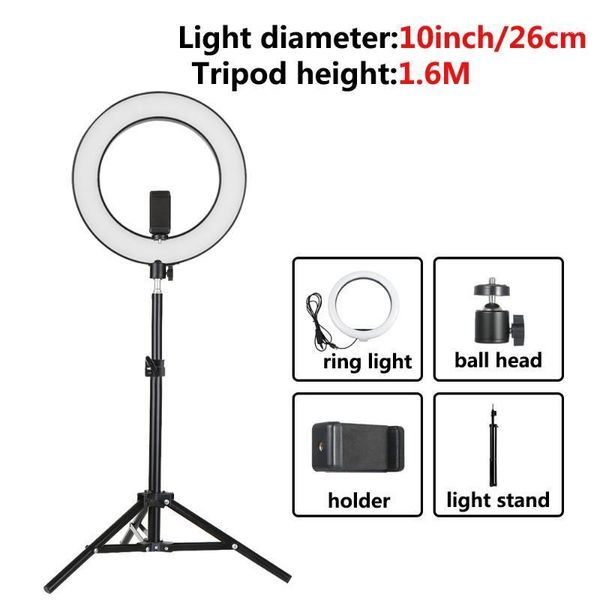 flash heads 10inch/26cm dimmable ringlight led ring light with tripod stand for live selfie pography aro de luz tik tok maquillaje1
flash heads 10inch/26cm dimmable ringlight led ring light with tripod stand for live selfie pography aro de luz tik tok maquillaje1