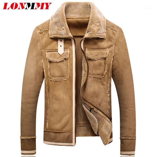 lonmmy 4xl 5xl winter jacket men casual fur collar liner velvet thicken outerwear man coat jaket 2018 mens overcoat khaki black1, Black;brown
lonmmy 4xl 5xl winter jacket men casual fur collar liner velvet thicken outerwear man coat jaket 2018 mens overcoat khaki black1, Black;brown