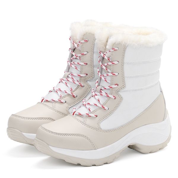 waterproof shoes women snow platform keep warm ankle winter boots with thick fur heels botas mujer y200115, Black
waterproof shoes women snow platform keep warm ankle winter boots with thick fur heels botas mujer y200115, Black