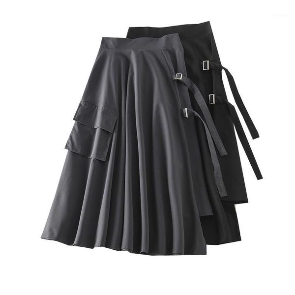 mid-length women skirts spring summer irregular skirt high waist a-line solid ladies skirt fashion vintage party women's skirts1, Black
mid-length women skirts spring summer irregular skirt high waist a-line solid ladies skirt fashion vintage party women's skirts1, Black