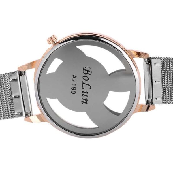 the new 2021 fashion watches hollow out music note pattern stainless steel mesh strap analog quartz wristwatch musical note shape dial, Slivery;brown
the new 2021 fashion watches hollow out music note pattern stainless steel mesh strap analog quartz wristwatch musical note shape dial, Slivery;brown