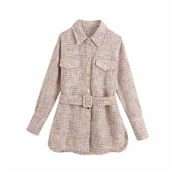 2021 New Elegant Pink Female Tweed Fashion Ladies Pocket Jackets with Sash Sweet Girlie Outerwear Chic Girls 338O, Black 
2021 New Elegant Pink Female Tweed Fashion Ladies Pocket Jackets with Sash Sweet Girlie Outerwear Chic Girls 338O, Black