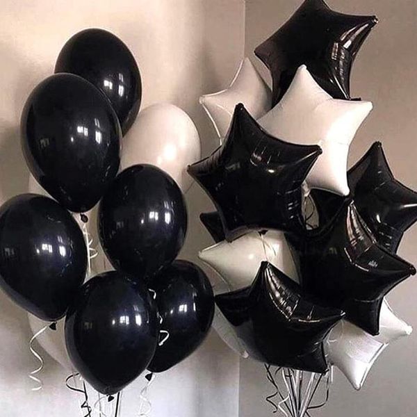 16pcs/lot 18inch white black star foil balloons birthday wedding party decoration supplies 2.3g helium globos baby toys sqcdpq
16pcs/lot 18inch white black star foil balloons birthday wedding party decoration supplies 2.3g helium globos baby toys sqcdpq