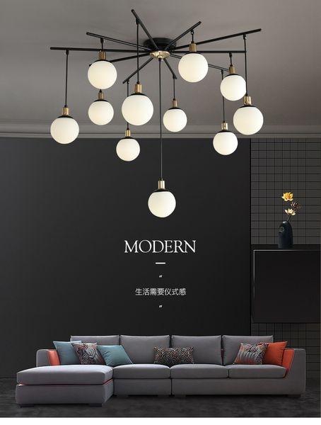 nordic living room led chandelier glass ball lights magic bean chandelier postmodern minimalist restaurant creative chandeliers
nordic living room led chandelier glass ball lights magic bean chandelier postmodern minimalist restaurant creative chandeliers