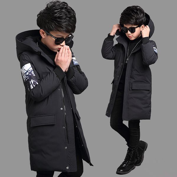 -30 degrees new boys winter jackets children clothing warm down jacket hooded coat thicken outerwear kids parka clothes overcoat lj201203, Blue;gray 
-30 degrees new boys winter jackets children clothing warm down jacket hooded coat thicken outerwear kids parka clothes overcoat lj201203, Blue;gray