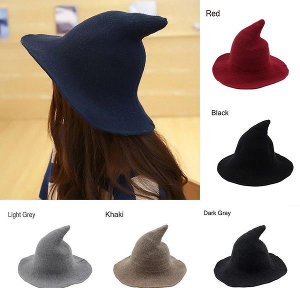 2019 women modern witch wool hat foldable costume sharp pointed wool felt halloween party hats witch hat warm cap
2019 women modern witch wool hat foldable costume sharp pointed wool felt halloween party hats witch hat warm cap