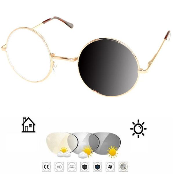sunglasses gold frame spring hinge retro round pochromic grey reading glasses +0.75 +1 +1.25 +1.5 +1.75 +2 +2.25 +2.5 +2.75 to +4, White;black
sunglasses gold frame spring hinge retro round pochromic grey reading glasses +0.75 +1 +1.25 +1.5 +1.75 +2 +2.25 +2.5 +2.75 to +4, White;black