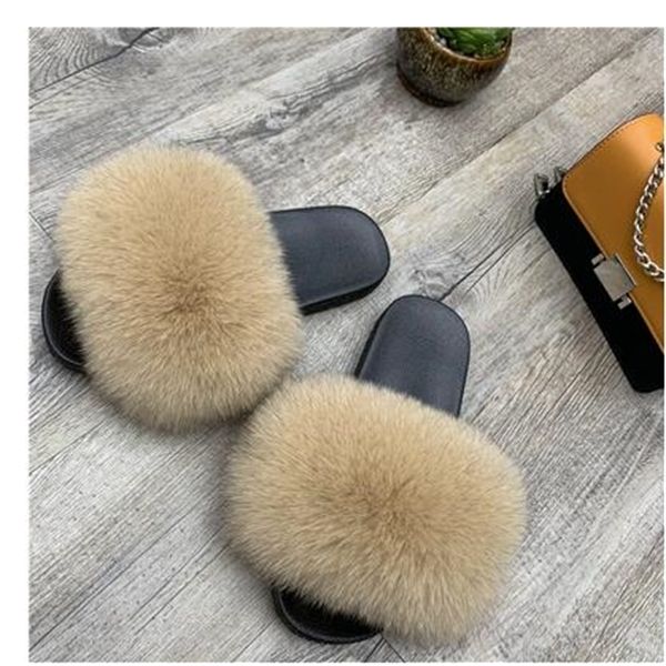 40colors real fox fur slippers women home fluffy sliders comfort with feathers furry summer flats sweet ladies shoes pvc sole y1120, Black
40colors real fox fur slippers women home fluffy sliders comfort with feathers furry summer flats sweet ladies shoes pvc sole y1120, Black