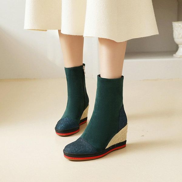 winter boots lady women shoes autumn boots-women round toe 2020 rubber lolita wedge mid-calf low rock high heel mid calf, Black
winter boots lady women shoes autumn boots-women round toe 2020 rubber lolita wedge mid-calf low rock high heel mid calf, Black