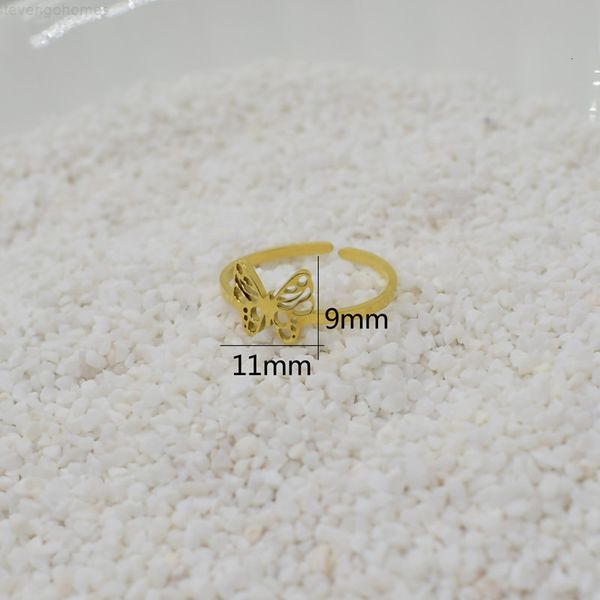 titanium popular in europe and the united states, steel flying butterfly ring fashion personality opening adjustable, Silver
titanium popular in europe and the united states, steel flying butterfly ring fashion personality opening adjustable, Silver