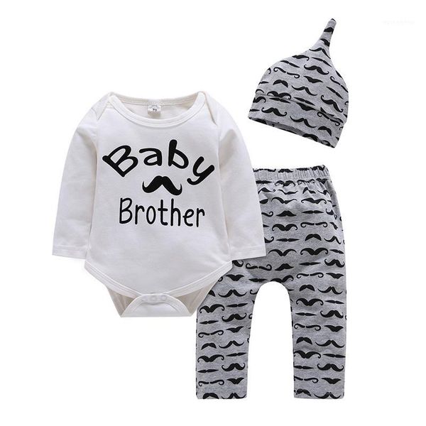 clothing sets born infant baby boys letter brother romper + pants legging playsuit boy clothes outfit set 3pcs1, White
clothing sets born infant baby boys letter brother romper + pants legging playsuit boy clothes outfit set 3pcs1, White