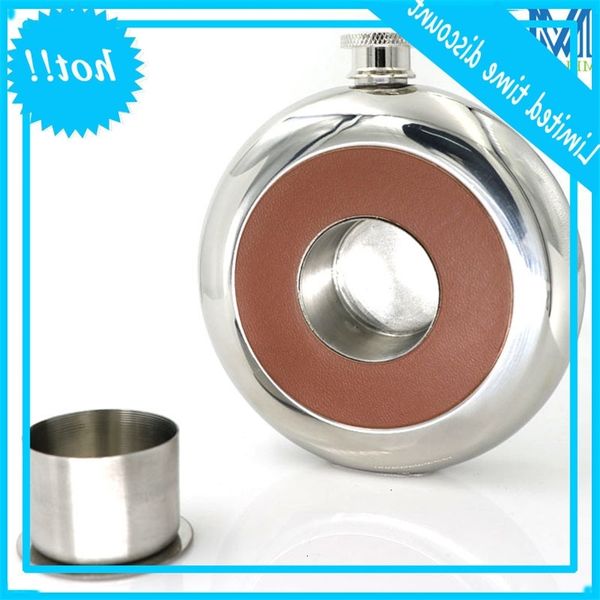 round rvs pocket flask with built-in borrel glass 5 oz heupbottle mirror polished mini alcohol bottles
round rvs pocket flask with built-in borrel glass 5 oz heupbottle mirror polished mini alcohol bottles