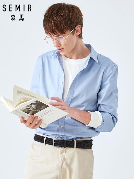 semir men long sleeve shirt men 2019 autumn new cotton men's shirt lapel tide korean version handsome white cotton1, White;black
semir men long sleeve shirt men 2019 autumn new cotton men's shirt lapel tide korean version handsome white cotton1, White;black