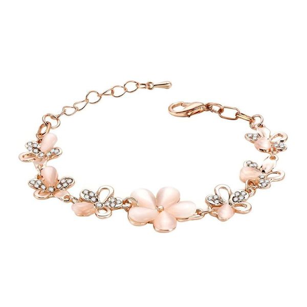 charm bracelets fashion flower chain rhinestone alloy rose gold bracelet wrist decor women jewelry bangle gift, Golden;silver
charm bracelets fashion flower chain rhinestone alloy rose gold bracelet wrist decor women jewelry bangle gift, Golden;silver