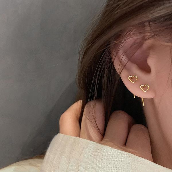 stud love heart earrings simple mini sweet and cute woman girl jewelry s925 pin, Golden;silver
stud love heart earrings simple mini sweet and cute woman girl jewelry s925 pin, Golden;silver