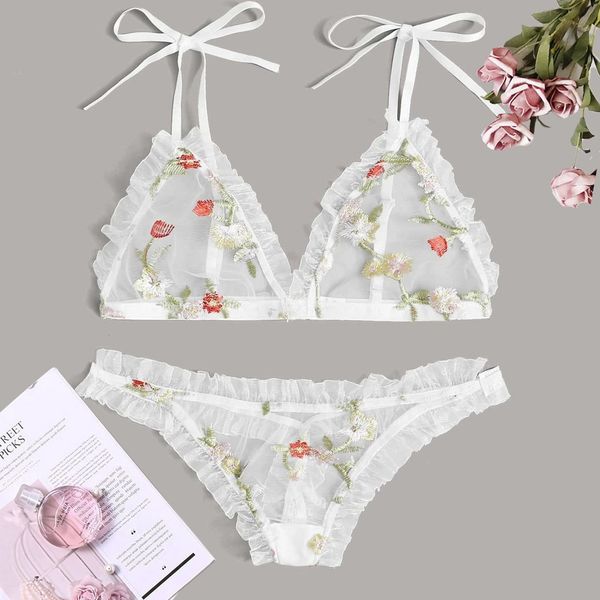 lingerie g-string thong bra sets sleepwear erotic underwear for women flower lace breathable comfortable intimates bras set, Black;white
lingerie g-string thong bra sets sleepwear erotic underwear for women flower lace breathable comfortable intimates bras set, Black;white