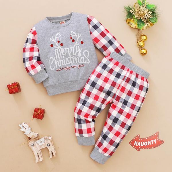 clothing sets #50 6m-4t born baby boys girls christmas print patchwork plaid +plaid pants set fashion printed o-neck clothes kerstmis, White
clothing sets #50 6m-4t born baby boys girls christmas print patchwork plaid +plaid pants set fashion printed o-neck clothes kerstmis, White