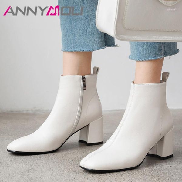 boots annymoli ankle high heel woman chunky short zip round toe ladies shoes autumn winter white large size 431, Black
boots annymoli ankle high heel woman chunky short zip round toe ladies shoes autumn winter white large size 431, Black