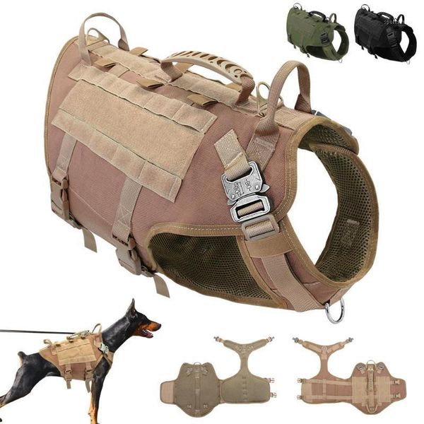 dog collars & leashes durable nylon harness tactical k9 working vest no pull pet training harnesses for medium large dogs m l1
dog collars & leashes durable nylon harness tactical k9 working vest no pull pet training harnesses for medium large dogs m l1