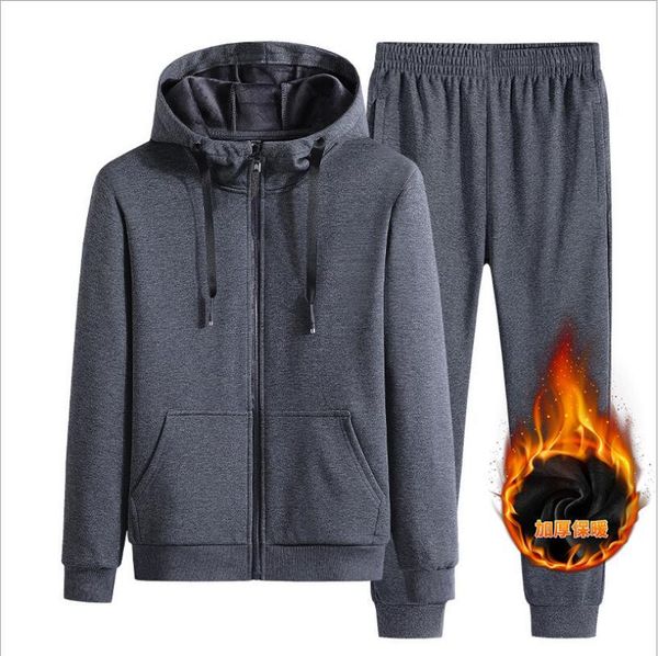 2021 new winter tracksuit hoodies+pants sport suits men sweatshirt hoodies men's clothing sets sportswear rokk, Gray
2021 new winter tracksuit hoodies+pants sport suits men sweatshirt hoodies men's clothing sets sportswear rokk, Gray