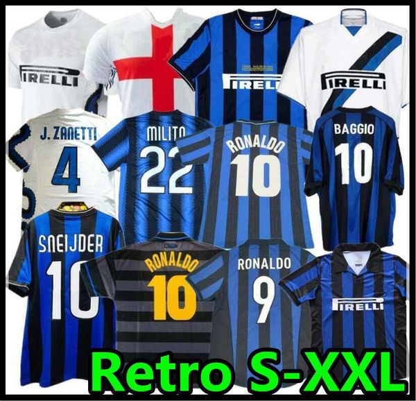 2009 10 milito sneijder zanetti retro soccer jersey football 97 98 99 djorkaeff baggio ronaldo adriano eto'o milan 10 11 02 03 08 09, Black;yellow
2009 10 milito sneijder zanetti retro soccer jersey football 97 98 99 djorkaeff baggio ronaldo adriano eto'o milan 10 11 02 03 08 09, Black;yellow