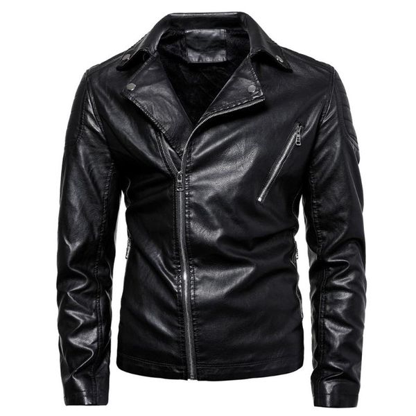 men's fur & faux men vintage cool jacket leather long sleeve autumn winter stand collar club coat casaco masculino casual male clothing, Black
men's fur & faux men vintage cool jacket leather long sleeve autumn winter stand collar club coat casaco masculino casual male clothing, Black