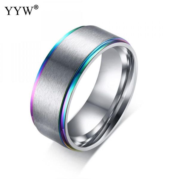 wedding rings yyw 2021 arrival 8mm stainless steel finger for man ring jewelry female anillo hombre drop, Slivery;golden
wedding rings yyw 2021 arrival 8mm stainless steel finger for man ring jewelry female anillo hombre drop, Slivery;golden