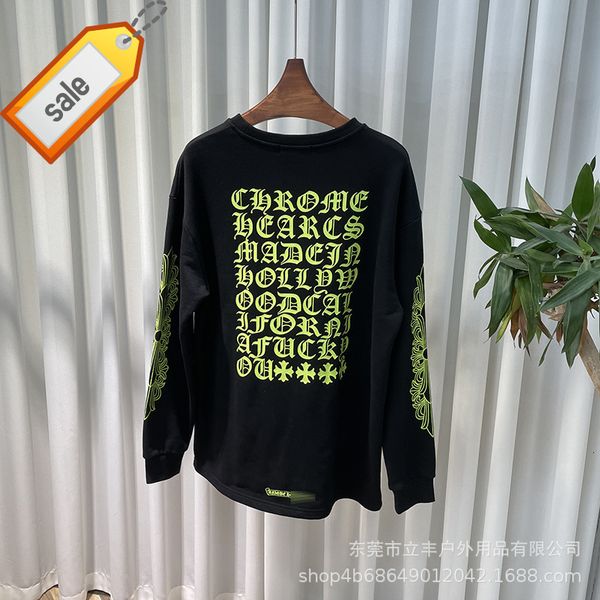 21 croxin sweater ch autumn sanskrit horseshoe print pullover for men and women, Black
21 croxin sweater ch autumn sanskrit horseshoe print pullover for men and women, Black